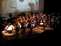 L'Ensemble Musical du Sud et les dessinateurs Domas et Bruno Bessadi. en concert